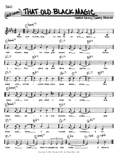 That Old Black Magic von Harold Arlen (Download) 