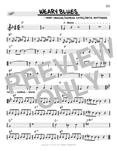 Weary Blues von George Cates (Download) 