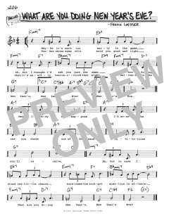What Are You Doing New Year's Eve? von Frank Loesser (Download) 