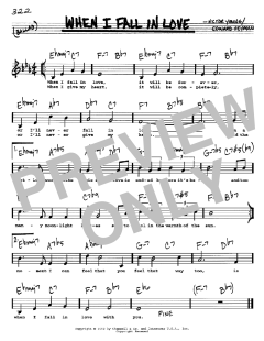 When I Fall In Love von Victor Young (Download) 