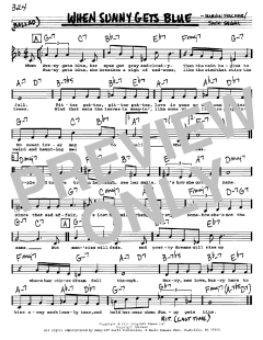 When Sunny Gets Blue von Jack Segal (Download) 