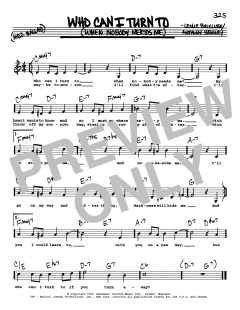 Who Can I Turn To von Anthony Newley (Download) 