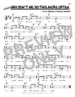 Why Don't We Do This More Often von Allie Wrubel (Download) 