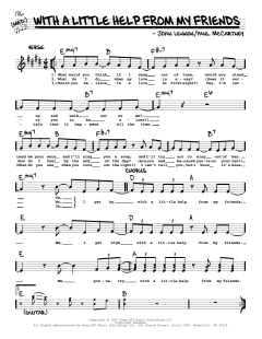 With A Little Help From My Friends [Jazz version] von The Beatles (Download) 