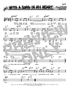 With A Song In My Heart von Richard Rodgers (Download) 