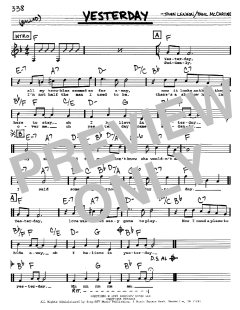 Yesterday von The Beatles (Download) 