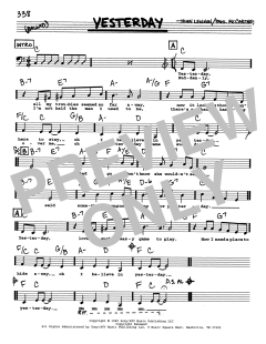 Yesterday von The Beatles (Download) 
