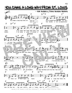 You Came A Long Way From St. Louis von Bob Russell (Download) 