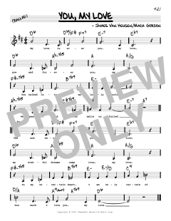 You, My Love von Mack Gordon (Download) 