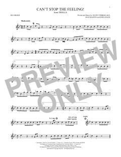 Can't Stop The Feeling! von Justin Timberlake (Download) 