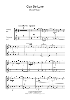 Clair De Lune von Claude Debussy (Download) 
