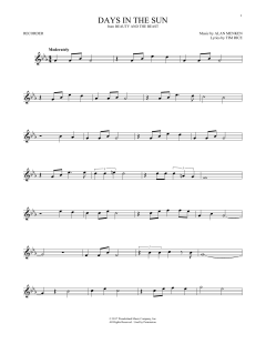 Days In The Sun von Tim Rice (Download) 