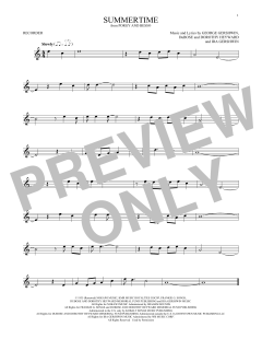 Summertime von Ira Gershwin (Download) 