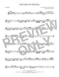 The Fool On The Hill von The Beatles (Download) 