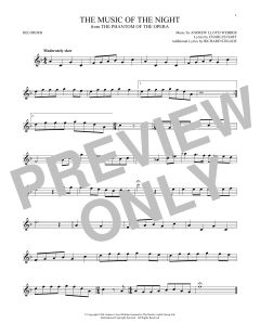 The Music Of The Night von Charles Hart (Download) 