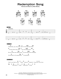 Redemption Song von Bob Marley (Download) 