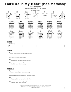 You'll Be In My Heart von Phil Collins (Download) 