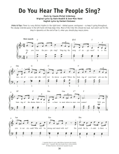 Do You Hear The People Sing? von Alain Boublil (Download) 
