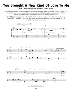 You Brought A New Kind Of Love To Me von Frank Sinatra (Download) 