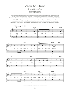 Zero To Hero von Alan Menken (Download) 