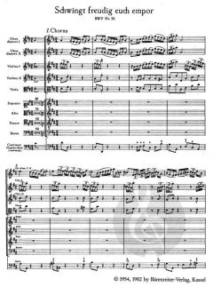 Schwingt freudig euch empor BWV 36 von Johann Sebastian Bach (Download) 