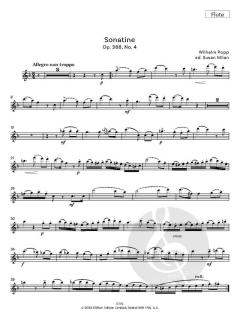 Sonatine No. 4 op. 388 von Wilhelm Popp (Download) 