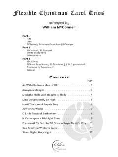 Flexible Christmas Carol Trios von William McConnell (Download) 