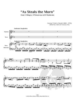 As Steals the Morn von Georg Friedrich Händel (Download) 