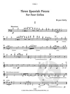 3 Spanish Pieces von Bryan Kelly (Download) 