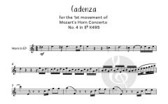 Mozart Horn Concerto Cadenzas von Wolfgang Amadeus Mozart (Download) 