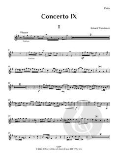 Flute Concerto No. 9 in E minor von Robert Woodcock (Download) 