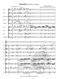 Nonetto op. 77 in A minor von Georges Onslow (Download) 