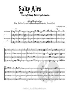 Salty Airs for Seagoing Saxophones von Duncan Stubbs 