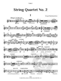 String Quartet No. 2 von Sergei Rachmaninow 