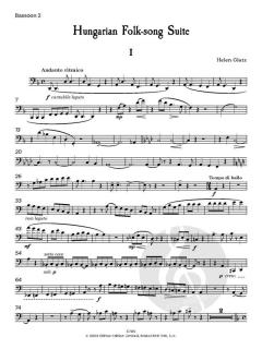 Hungarian Folk Song Suite von Helen Glatz (Download) 