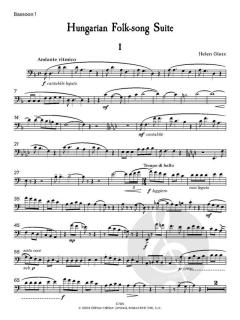 Hungarian Folk Song Suite von Helen Glatz (Download) 