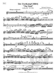 Der Zweikampf "The Duel" (1884) op. 82, TrV 133 von Richard Strauss (Download) 