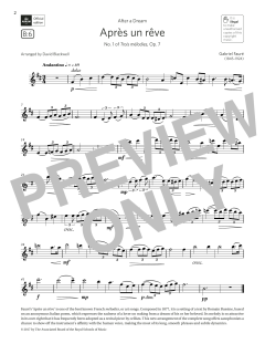 Après un rêve von Gabriel Fauré (Download) 