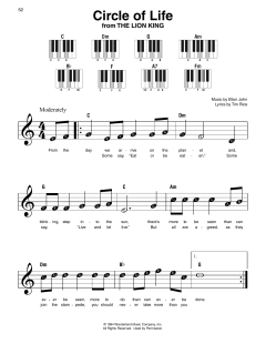 Circle Of Life von Elton John (Download) 