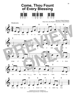 Come, Thou Fount Of Every Blessing von John Wyeth (Download) 