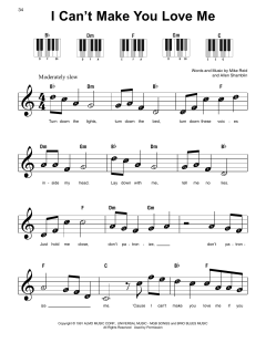 I Can't Make You Love Me von Bonnie Raitt (Download) 