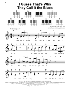 I Guess That's Why They Call It The Blues von Elton John (Download) 