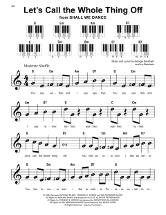 Let's Call The Whole Thing Off von George Gershwin (Download) 