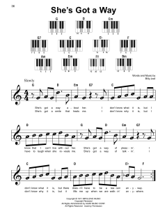 She's Got A Way von Billy Joel (Download) 