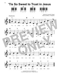 'Tis So Sweet To Trust In Jesus von William J. Kirkpatrick (Download) 