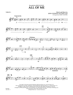 All of Me - Violin 1 von John Legend (Download) 