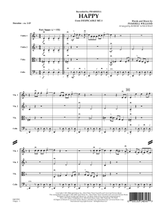 Happy - Conductor Score von Pharrell Williams (Download) 