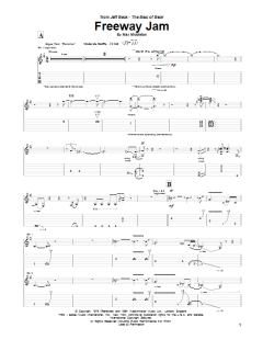 Freeway Jam von Jeff Beck (Download) 