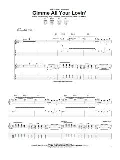 Gimme All Your Lovin' von ZZ Top (Download) 