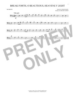 Break Forth, O Beauteous, Heavenly Light (Download) 